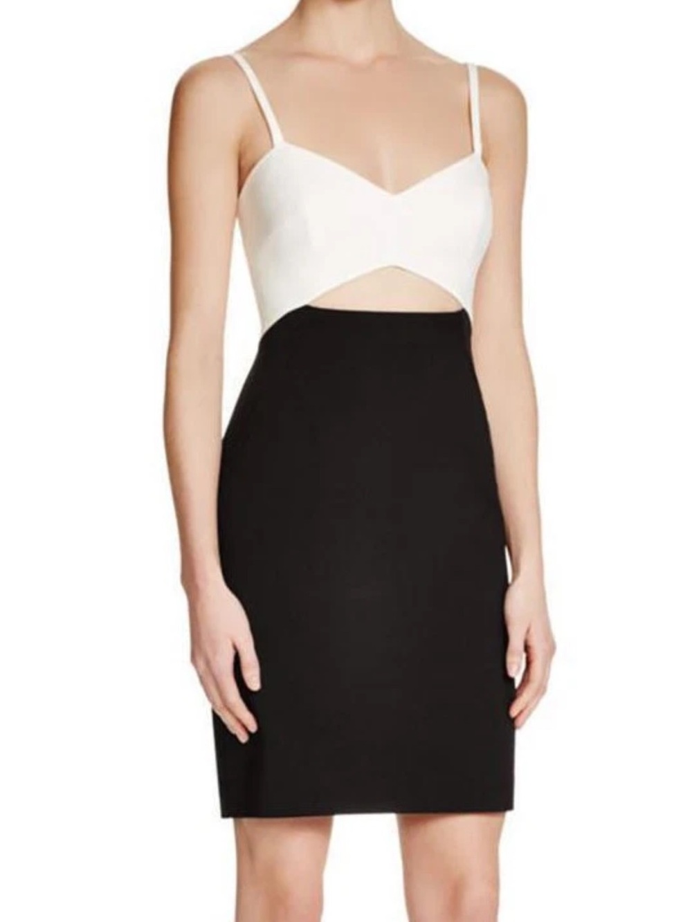 French Connection-Sleeveless Front Cut Out Dress